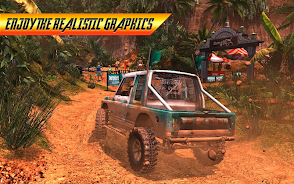 Offroad Jeep Driving Simulator Schermafbeelding 3