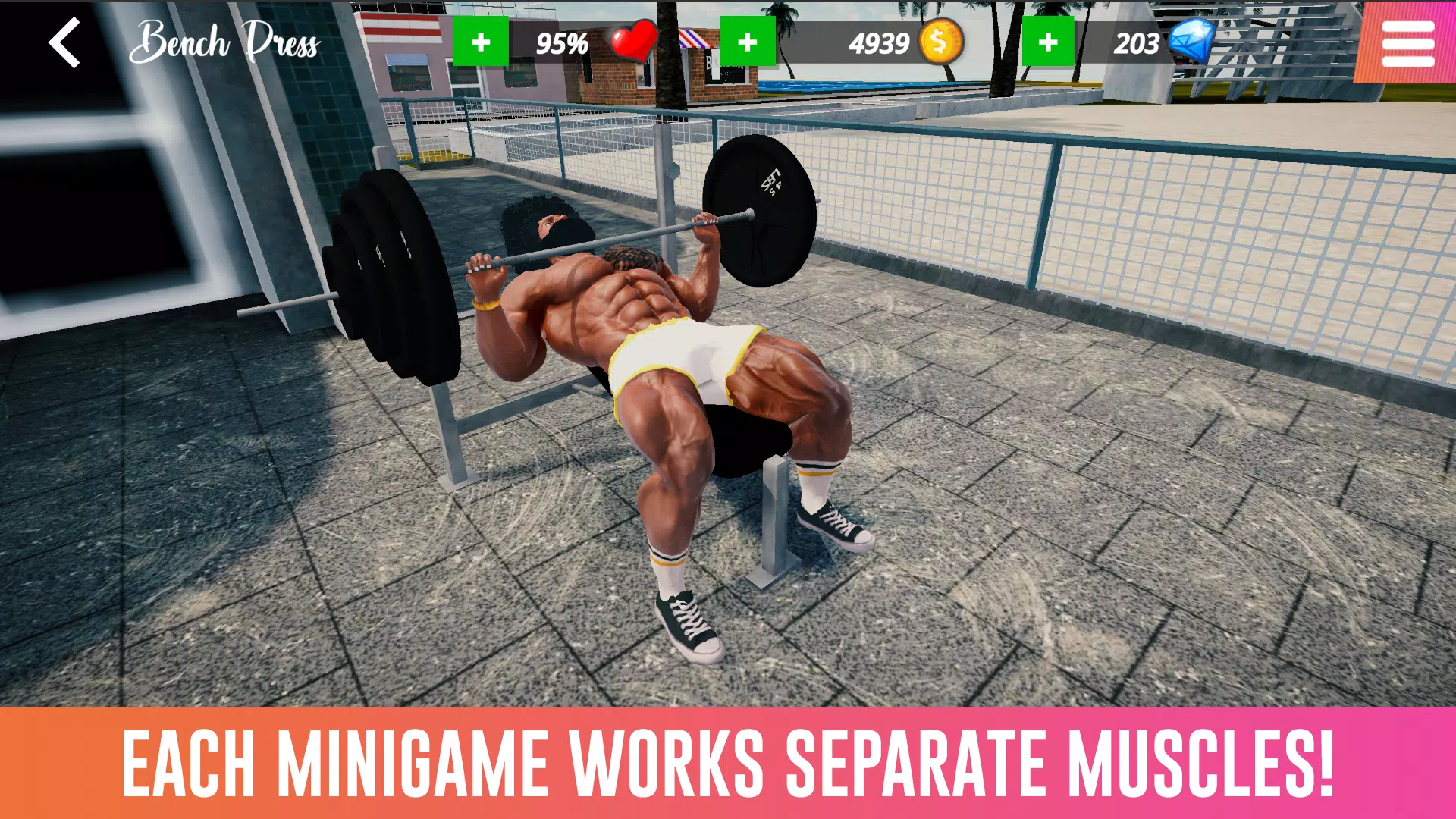 Iron Muscle IV - GYM simulator ဖန်သားပြင်ဓာတ်ပုံ 2