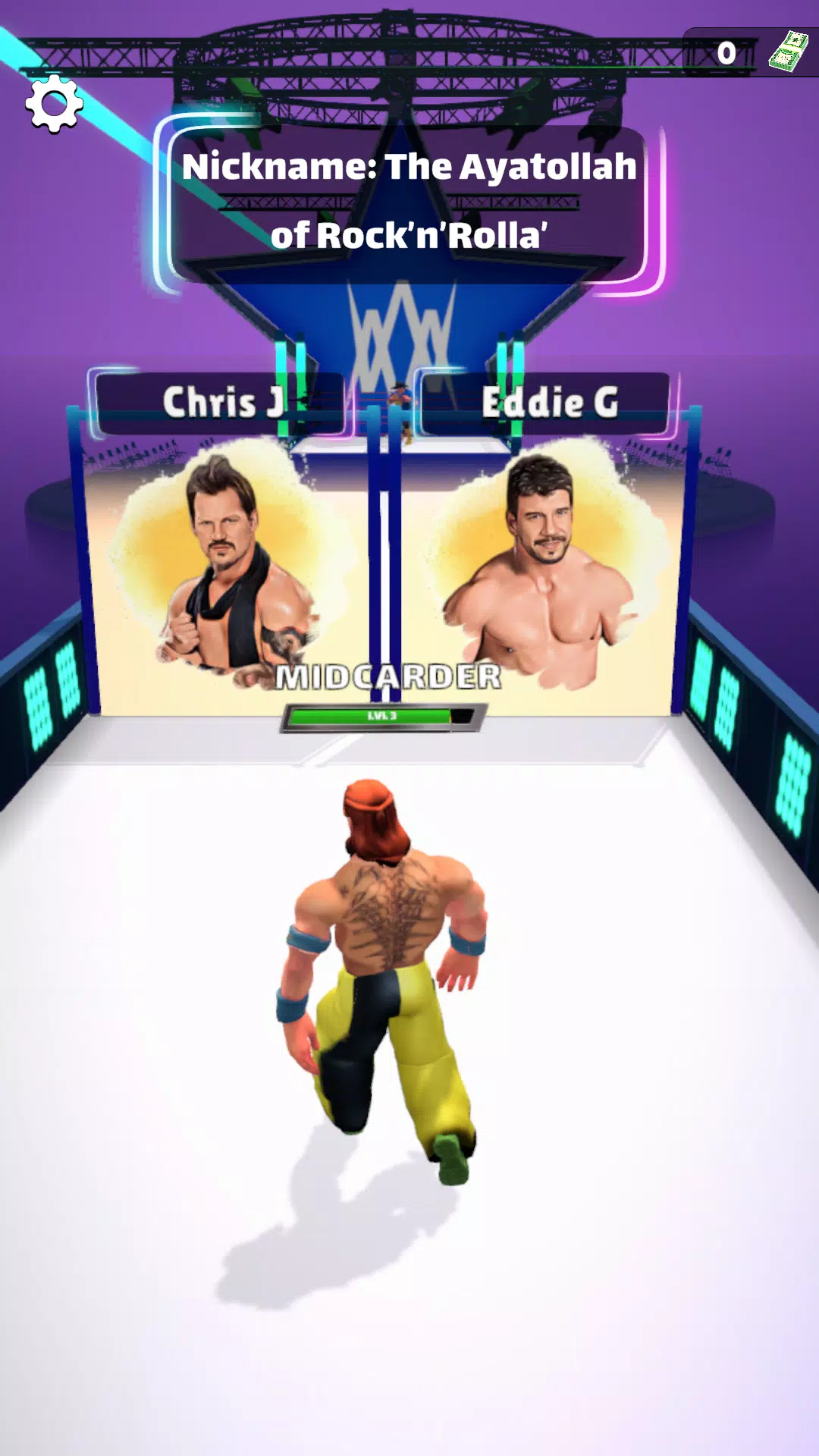 Wrestling Trivia Run Captura de pantalla 0