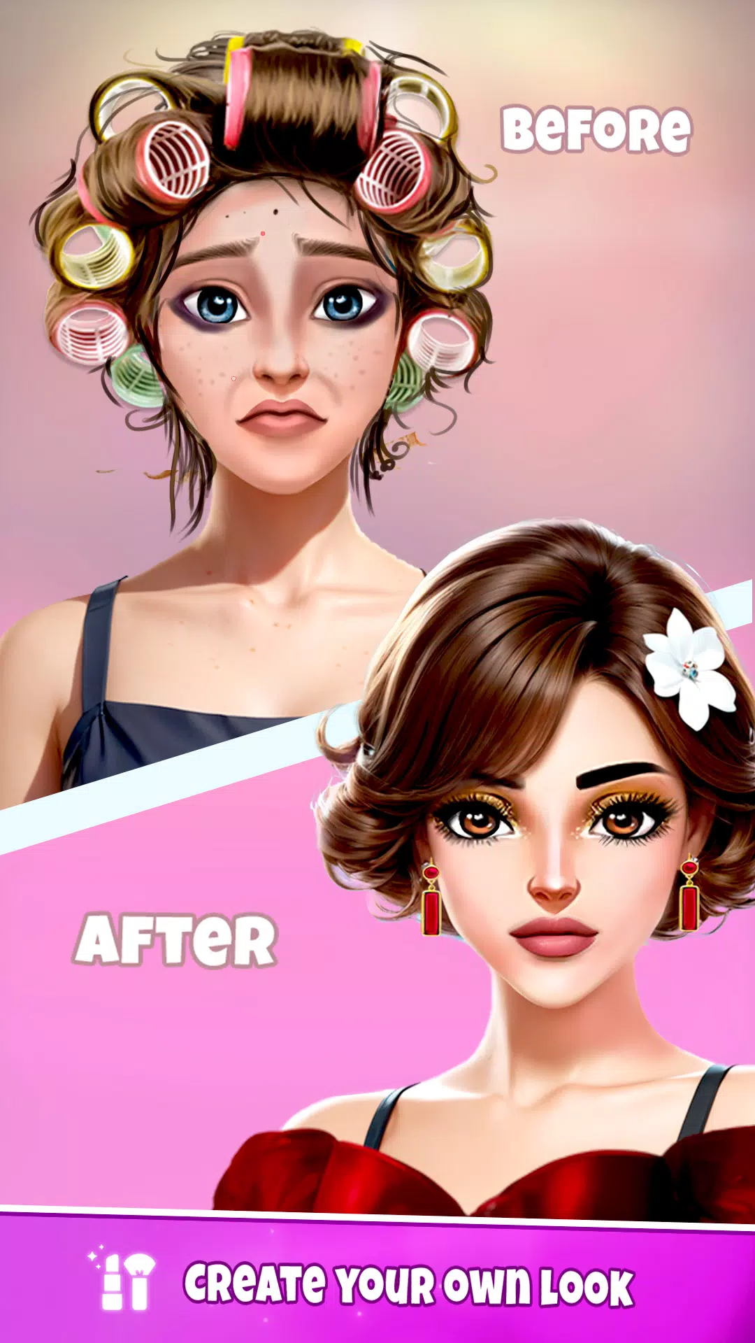 Fashion Dress Up, Makeup Game Скриншот 1