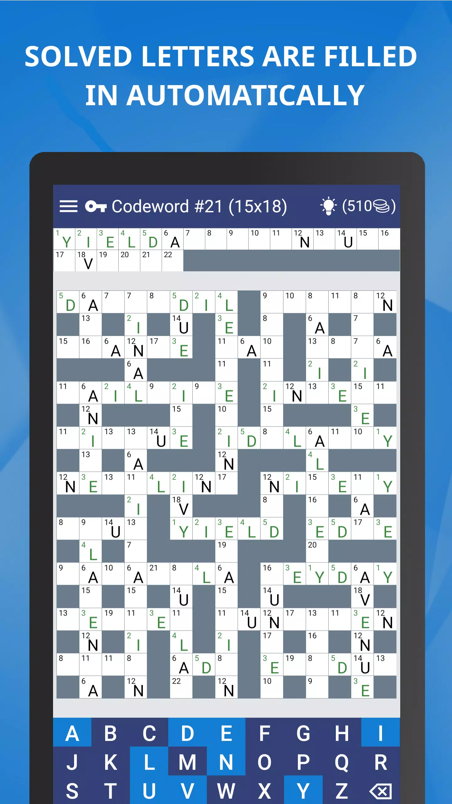 Keywords — Codeword Puzzle Captura de pantalla 3