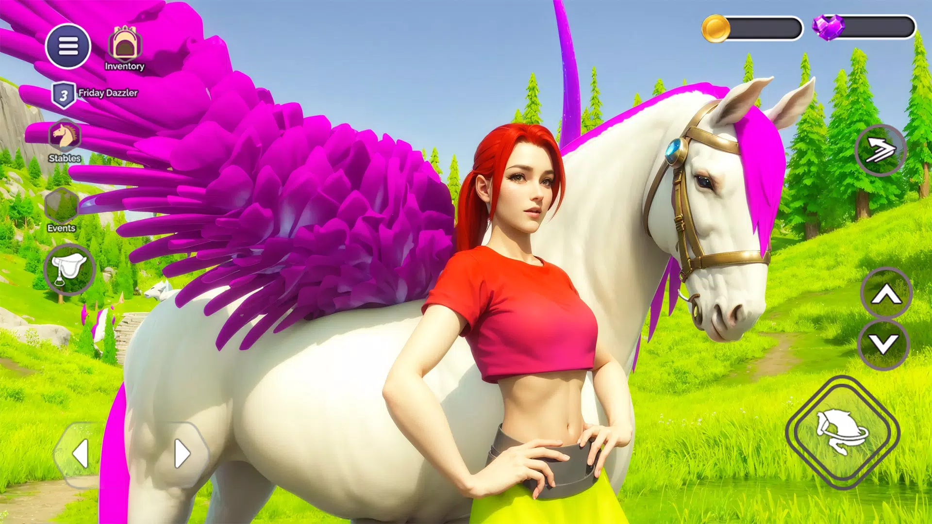 My Flying Unicorn Horse Game Capture d'écran 0