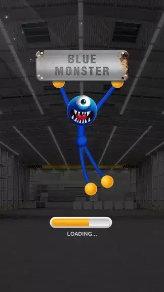 Blue Monster: Stretch Game Capture d'écran 0