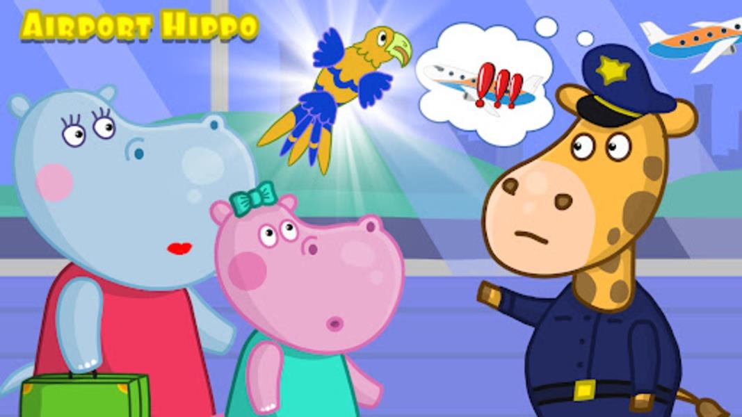 Hippo: Airport adventure স্ক্রিনশট 1