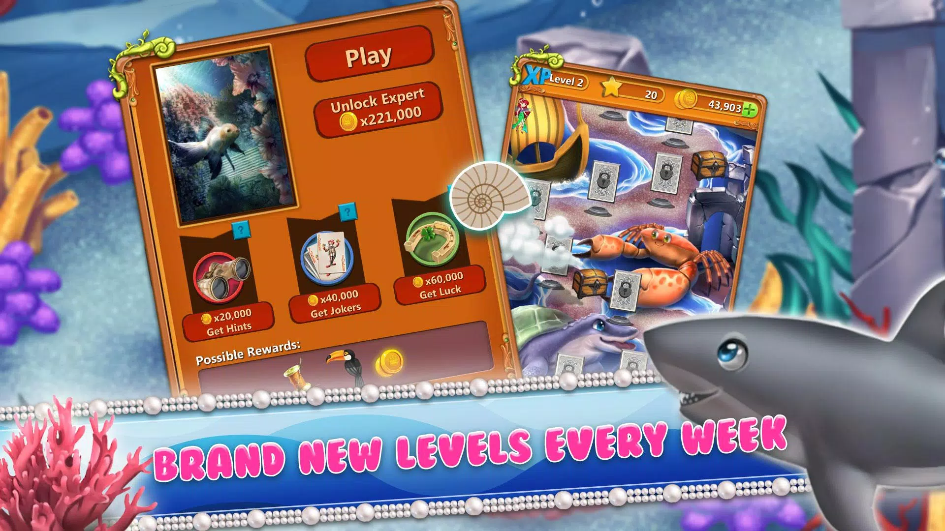 Solitaire Titan Adventure – Lo Ảnh chụp màn hình 1