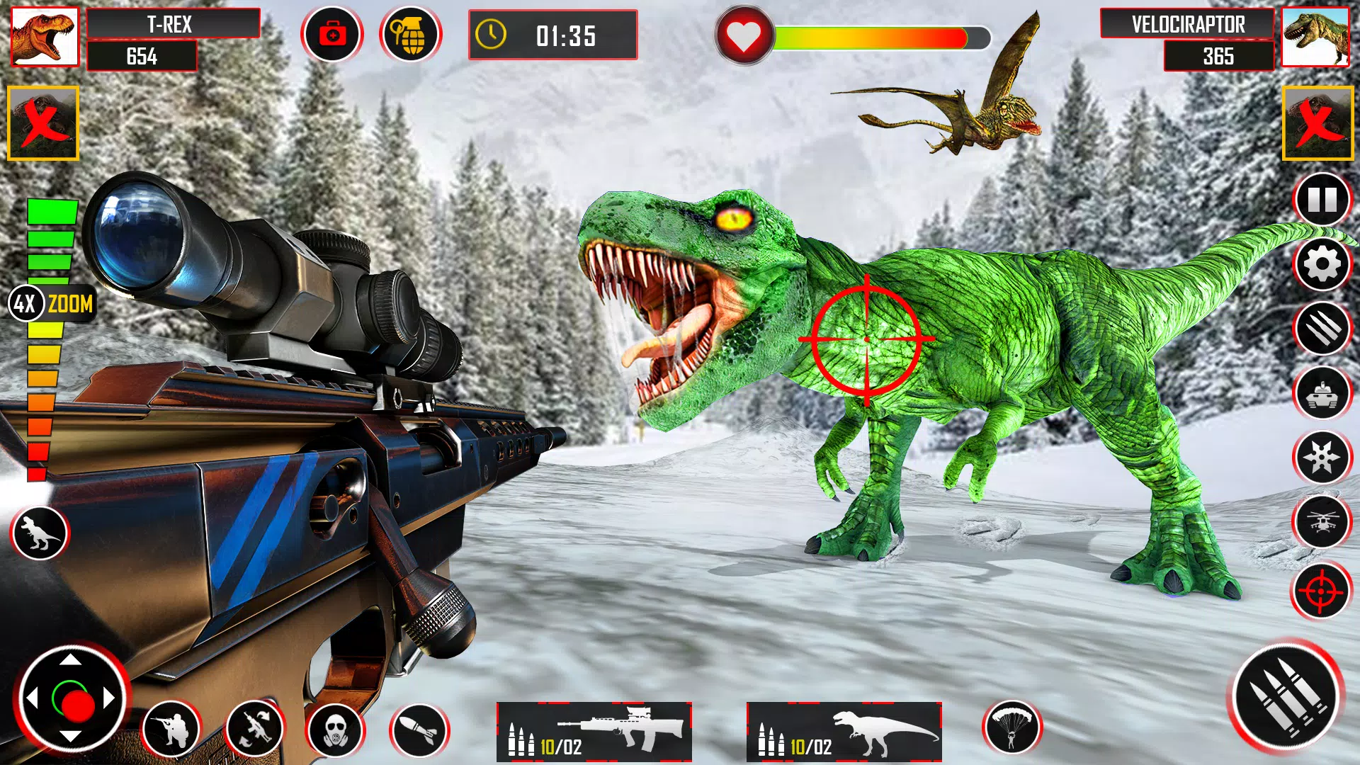 Schermata Wild Dino Hunting - Gun Games 2