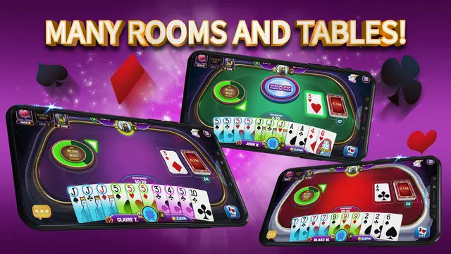 Gin Rummy Elite: Online Game Captura de pantalla 2