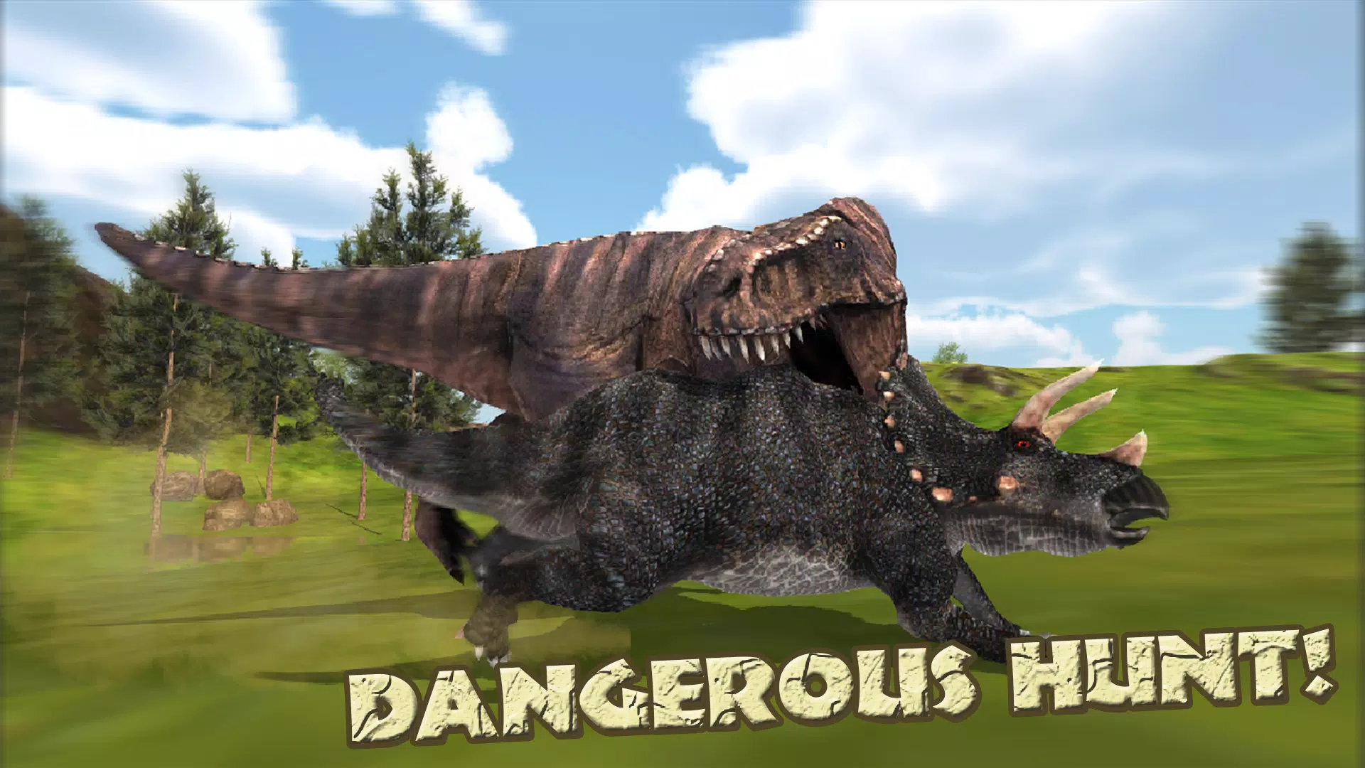 Hungry T-Rex Island Dino Hunt Captura de tela 0