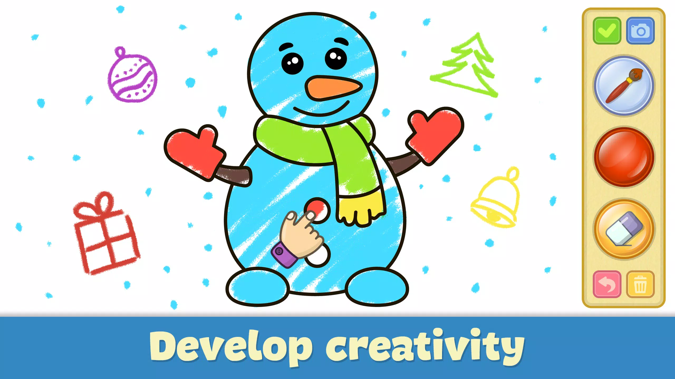 Juegos colorear para niños Captura de pantalla 2