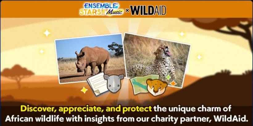 Ensemble Stars !! Muziekpartners met Wildaid om de biodiversiteitsbehoud van Afrika te promoten