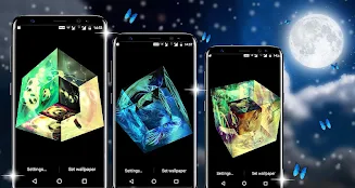 Amazing Cube Live Wallpaper 스크린샷 2