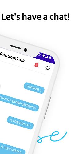 RandomTalk - Random Chat ဖန်သားပြင်ဓာတ်ပုံ 0