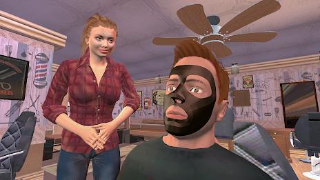 Barber Shop-Hair Cutting Game Captura de pantalla 1