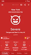 MiseMise - Air Quality, WHO Screenshot 1