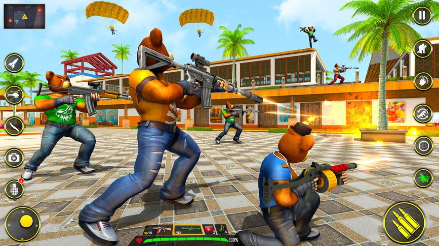 Teddy Bear Gun Shooting Game Schermafbeelding 3