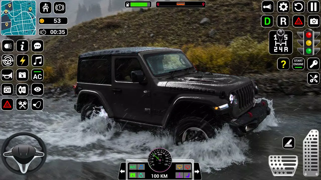 SUV 4x4 Jeep Driving Games 3D Ekran Görüntüsü 1