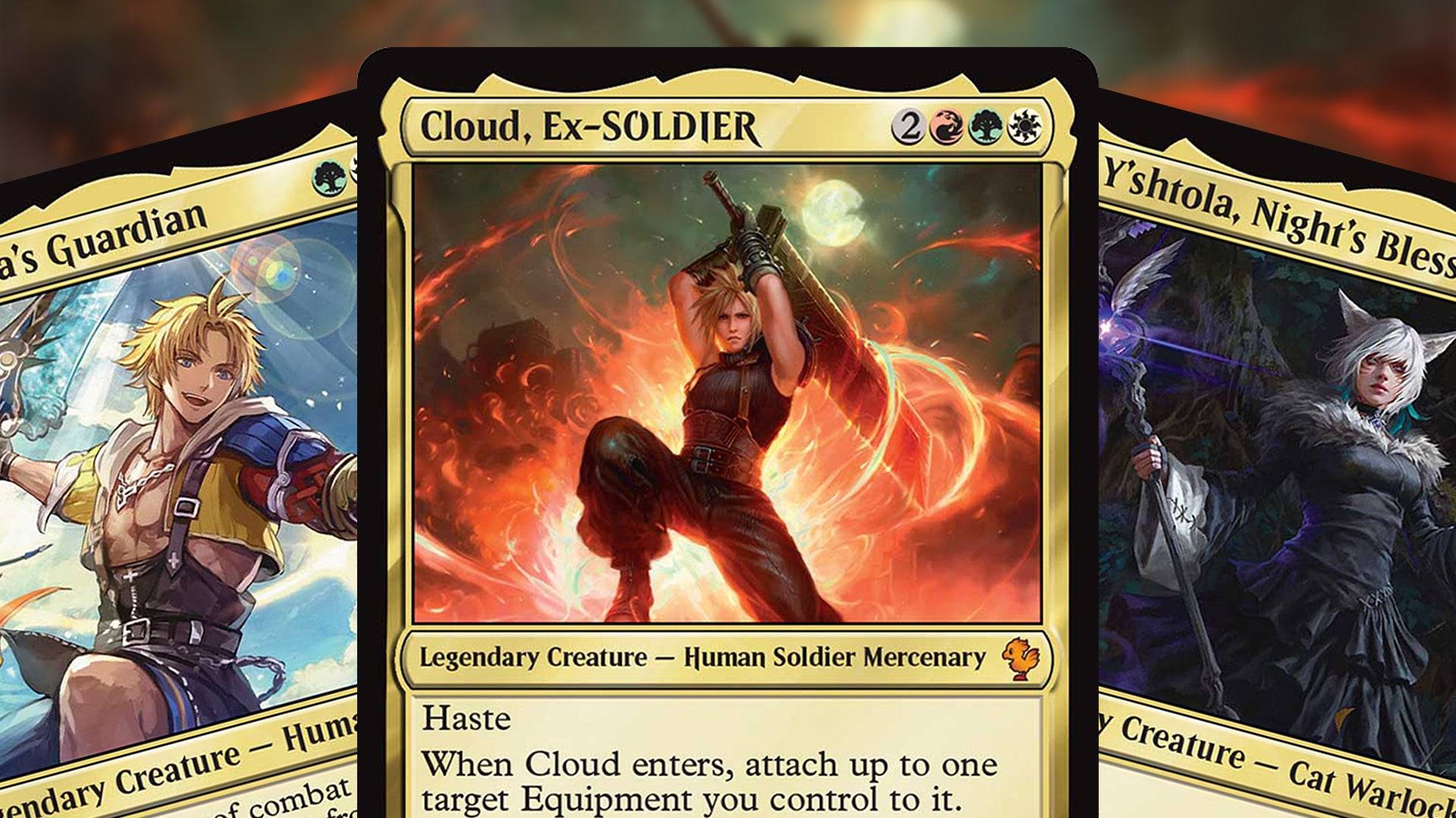 Final Fantasy Commander Decks เปิดเผยคุณสมบัติ Cloud, Tidus และอื่น ๆ