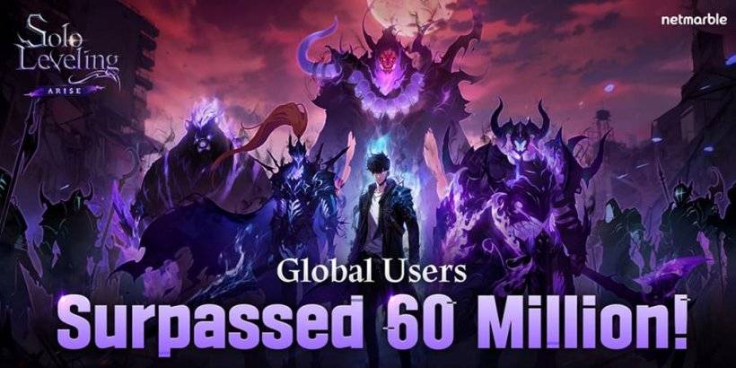 「ソロレベリング：Ariseは60mのユーザーにヒットし、マイルストーンイベントを開始します」