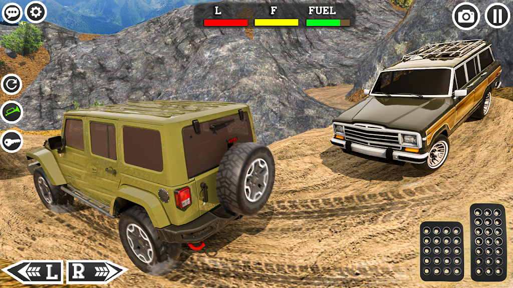 Schermata 4x4 Mountain Climb Car Games 2