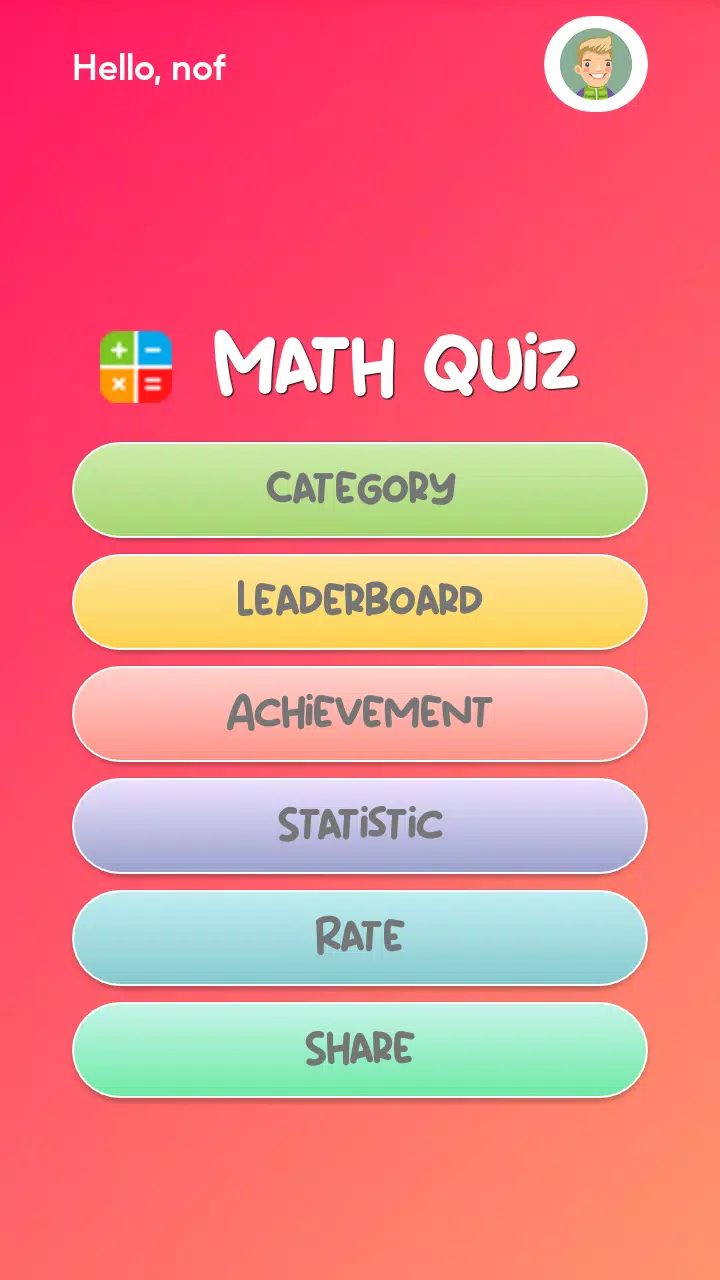 Math Quiz Capture d'écran 0
