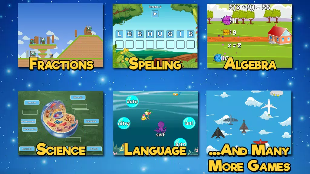 Fifth Grade Learning Games 스크린샷 0