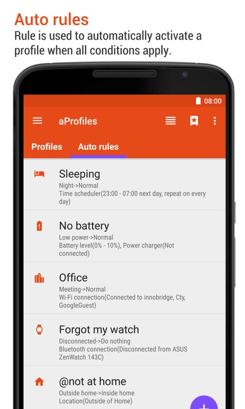 aProfiles - Auto tasks Captura de tela 1