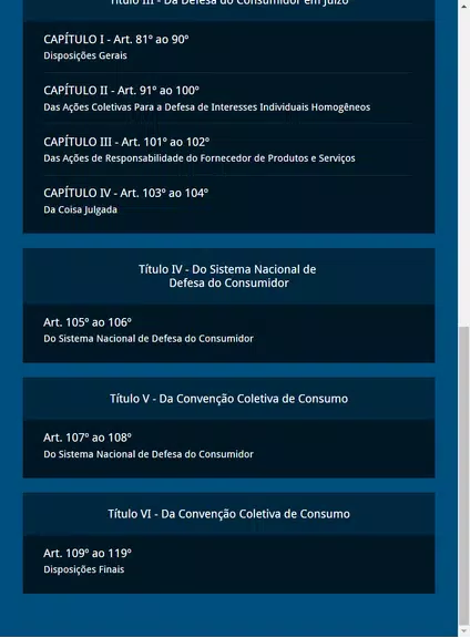 Código de Defesa do Consumidor Captura de tela 0