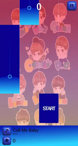 EXO Chibi Piano Tiles ภาพหน้าจอ 3