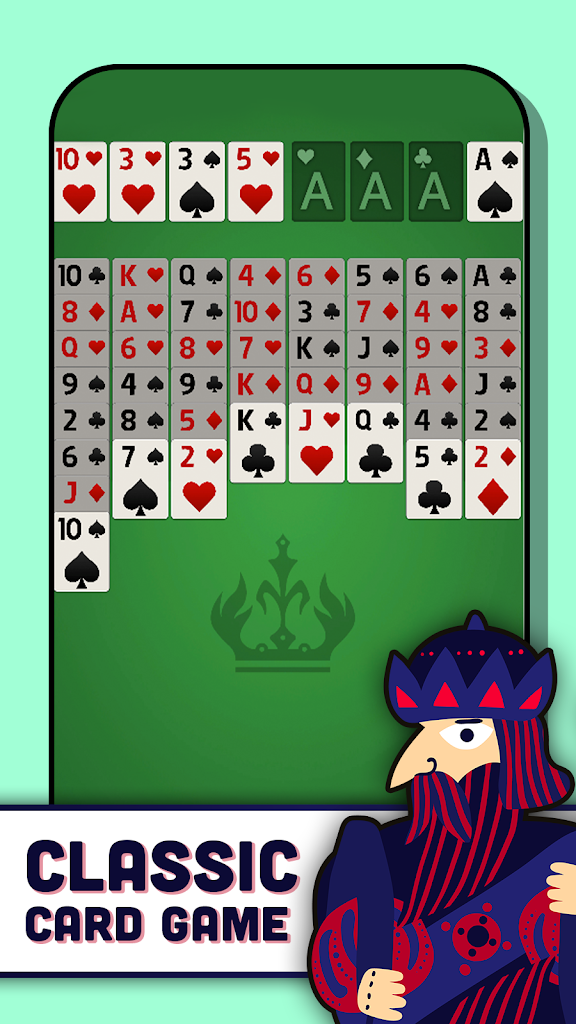 FreeCell Solitaire - Card Captura de tela 1