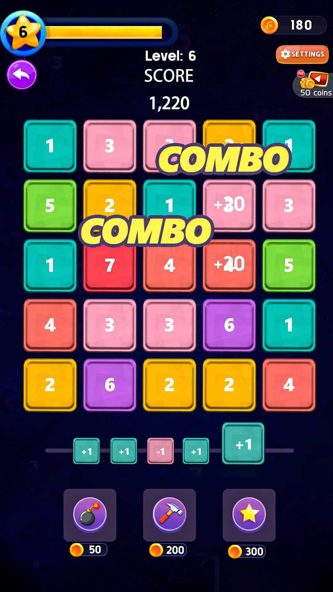 Number Merge Puzzle Match Capture d'écran 1
