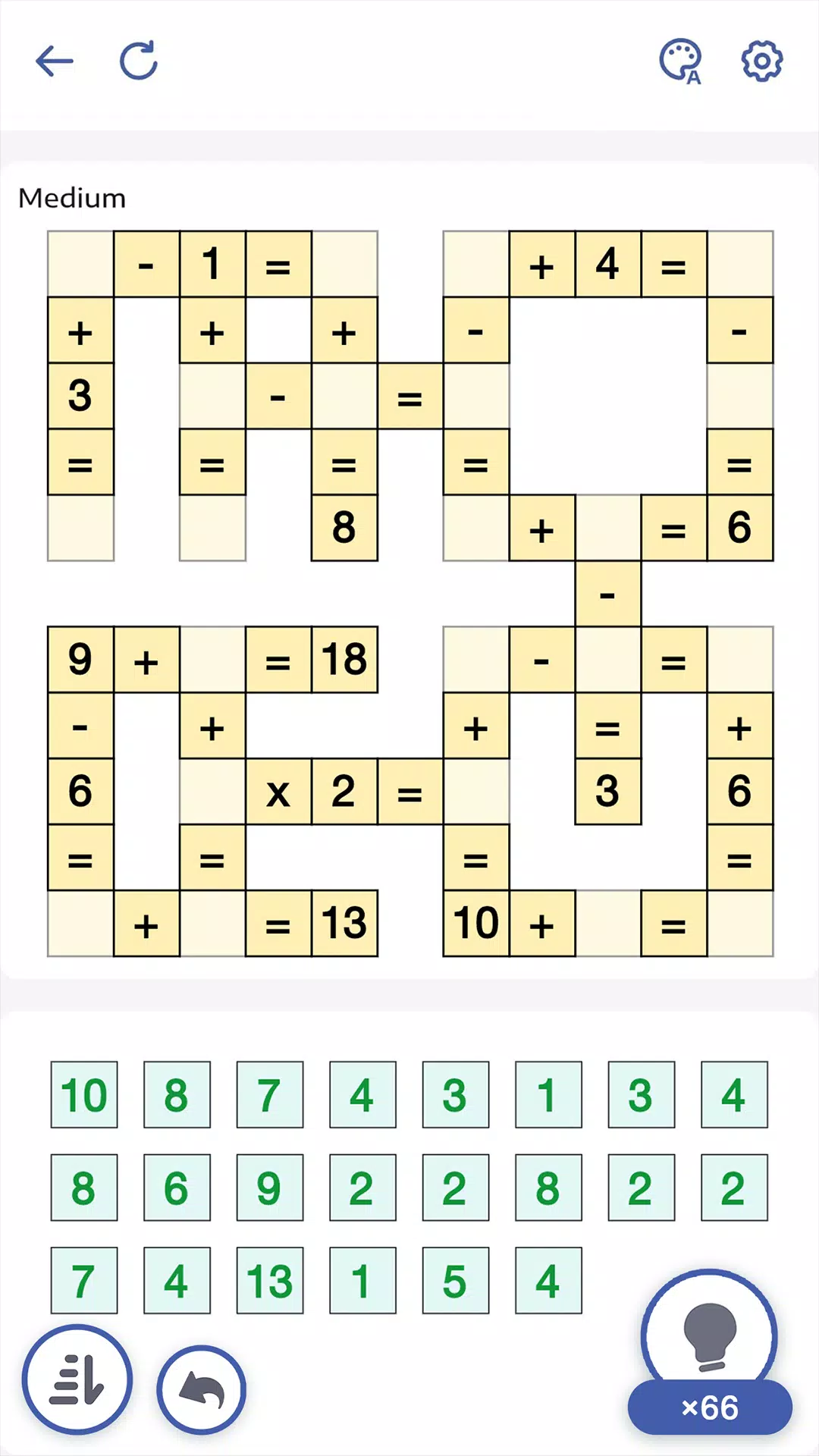 Crossmath - Math Puzzle Games应用截图第2张