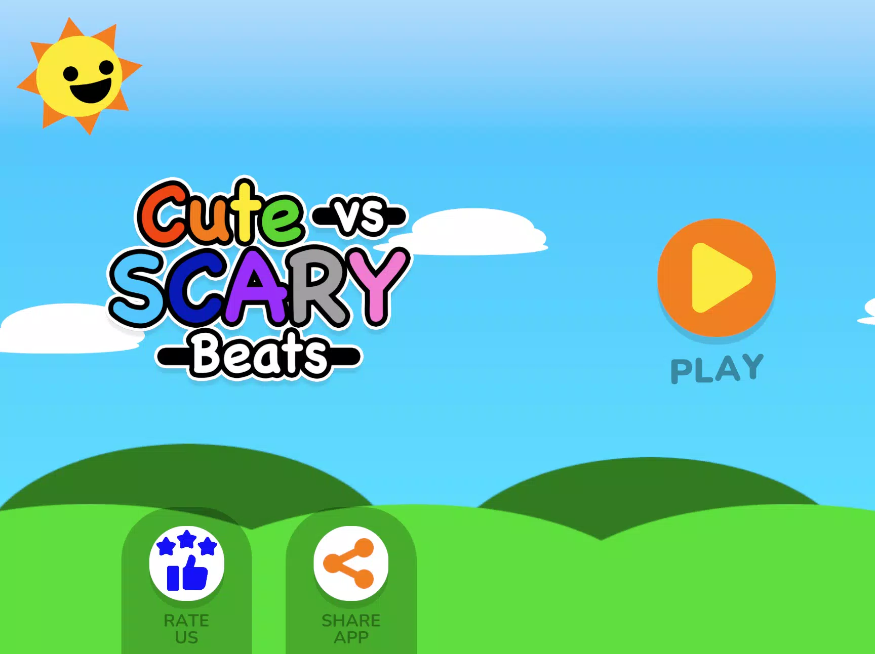 Cute vs Scary Beats Captura de tela 1