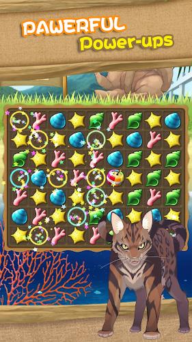 Cat Island Diary~Happy Match 3 Tangkapan skrin 3