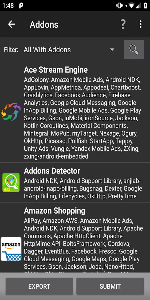 Addons Detector</p>