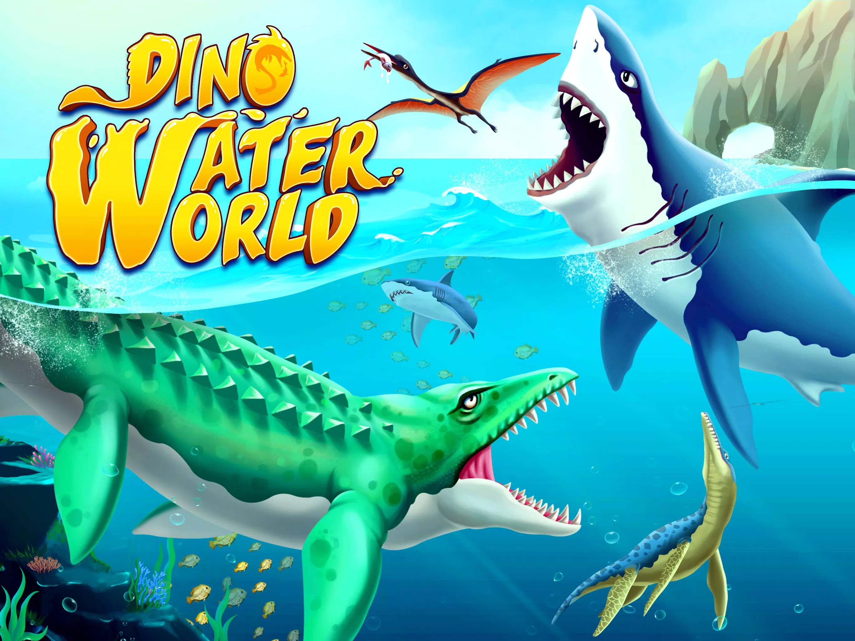 Jurassic Dino Water World Schermafbeelding 0