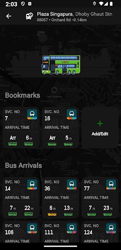 SG Bus Arrival Times Captura de tela 2