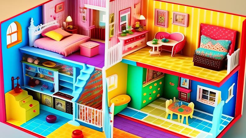 Doll House Design Doll Games স্ক্রিনশট 0