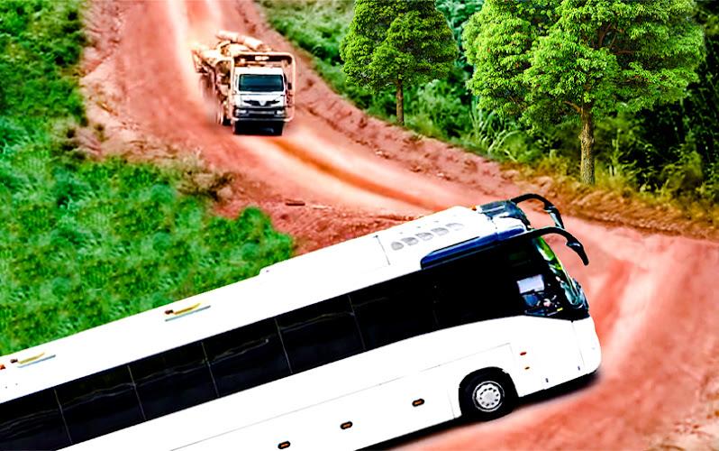 Bus Games: Hill Coach Driving 스크린샷 1