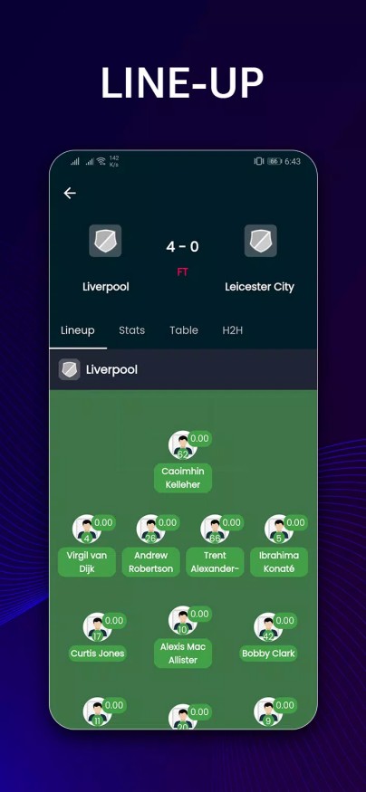 HesGoal - Live Football TV HD應用截圖第2張