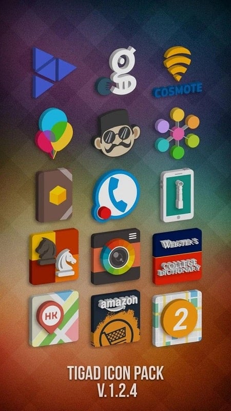 Tigad Pro Icon Pack Скриншот 1