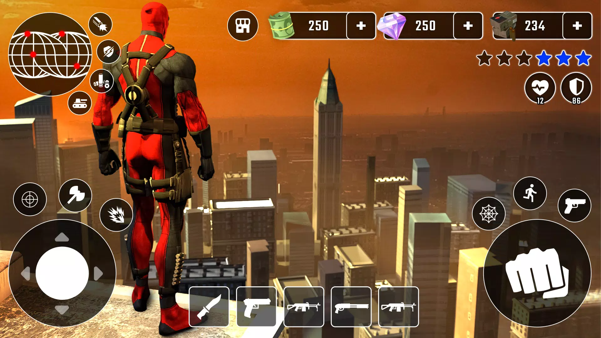 Super Spider: City Hero Games Tangkapan skrin 1