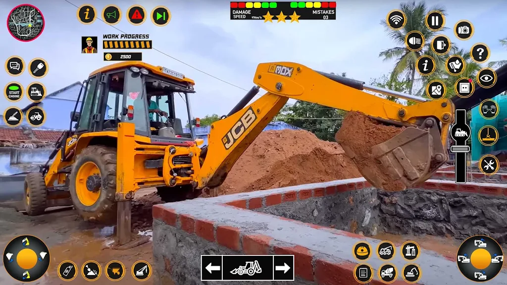 Snow Excavator Game: JCB Games Screenshot 1