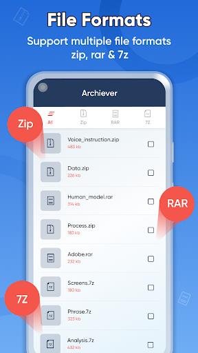 Zip File Reader 7zip Extractor 스크린샷 2