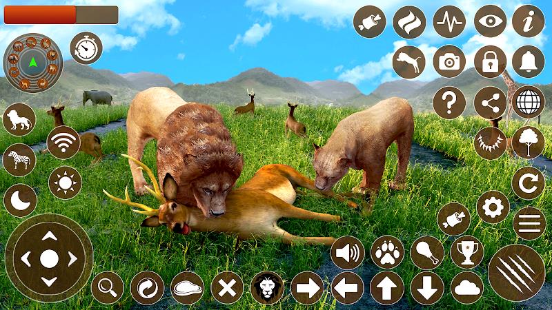 Lion Games 3D Animal Simulator Captura de pantalla 2