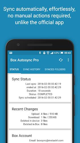 Autosync for Box - BoxSync Screenshot 1