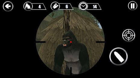 Schermata Gorilla Hunter: Hunting games 3