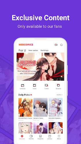 WebComics - Webtoon & Manga Ảnh chụp màn hình 2