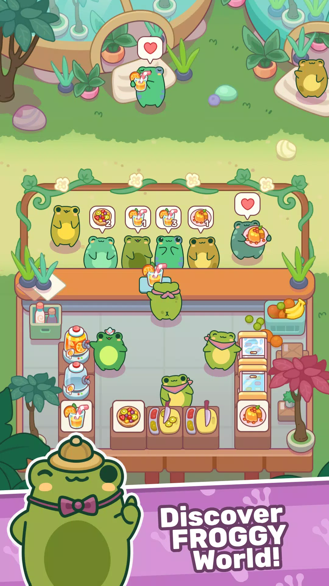 Frogs Kitchen Captura de tela 2