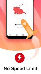 VPN Kitten: Free Unlimited VPN Proxy & Secure WiFi Ảnh chụp màn hình 3