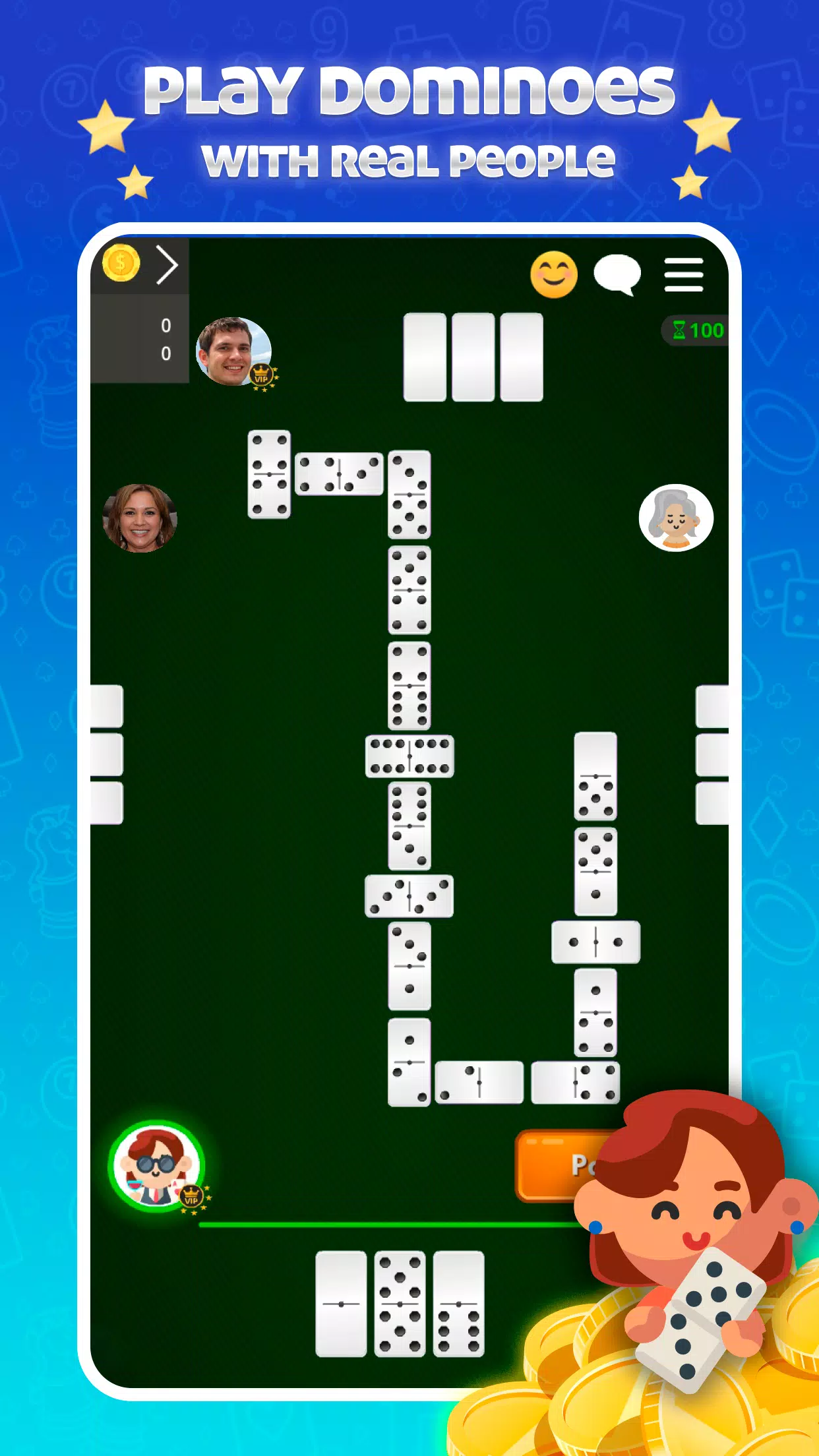 Dominoes Online - Classic Game Ảnh chụp màn hình 0